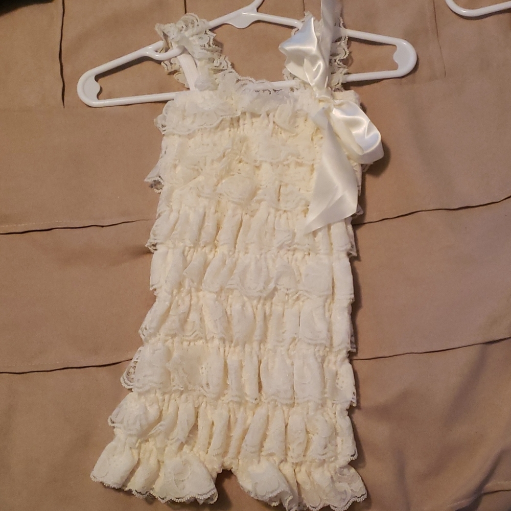 Lace Infant Romper